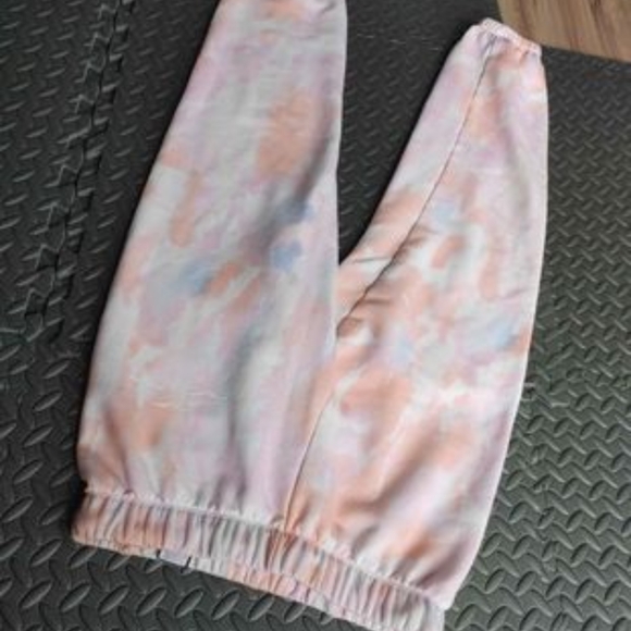 Lazy Pant Pastel Multi Coloured Sweatpants Sz M - Picture 2 of 4